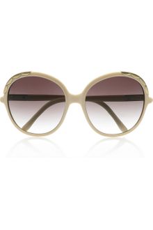 Chloé Round Frame Acetate Sunglasses - Lyst