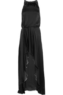 Halston Heritage Sequinembellished Silk Dress - Lyst