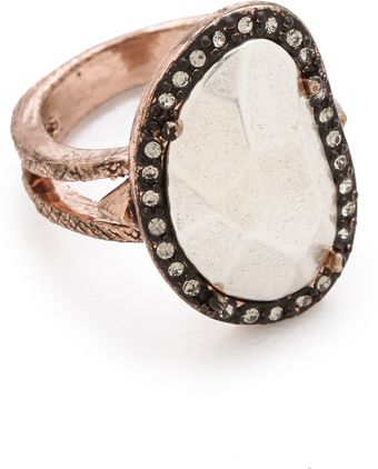 House Of Harlow Vertical Sahara Sand Ring - Lyst