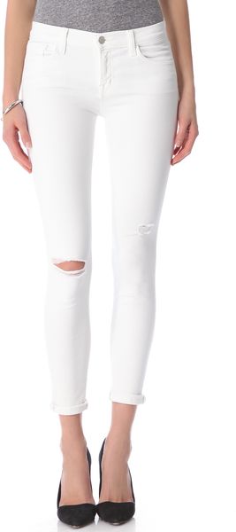 J Brand 811 Mid Rise Skinny Jeans - Lyst