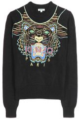 Kenzo Lamé Embroidered Pullover