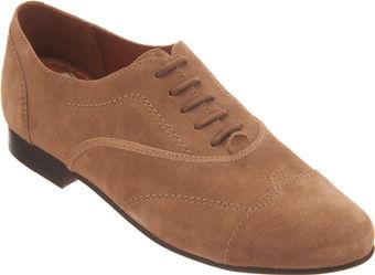 Lanvin Stitched Wingtip Oxford - Lyst