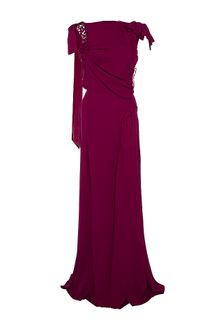 Nina Ricci Silk and Lace Gown - Lyst