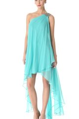 Notte By Marchesa Cascade One Shoulder Dress