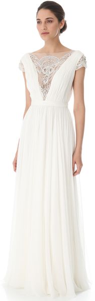 Reem Acra Goddess Gown - Lyst
