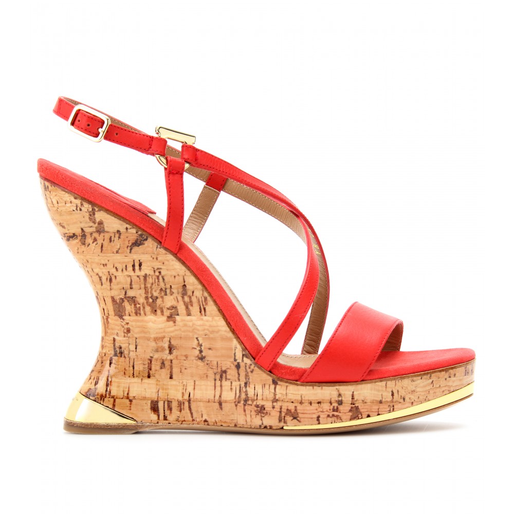 red cork wedges