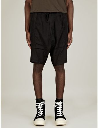 Silent By Damir Doma Mens Poff Black Pannelled Shorts - Lyst