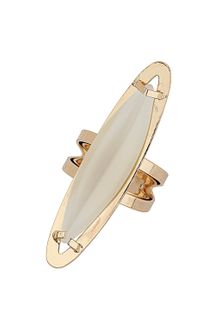 Topshop Long Catseye Ring - Lyst