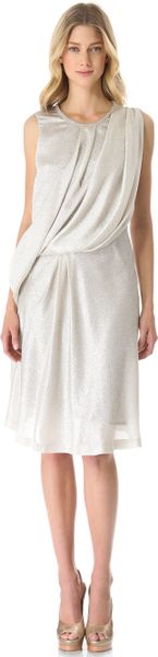Viktor & Rolf Sleeveless Drape Dress - Lyst