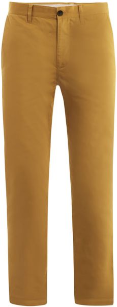Acne Roc Satin Slim-fit Chino Trousers - Lyst