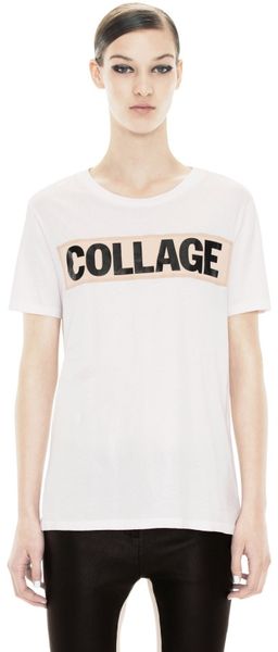 Acne Joshi Collage C White - Lyst
