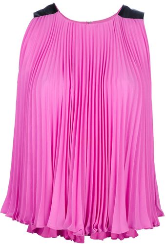 Diane Von Furstenberg Idaline Pleat Top - Lyst