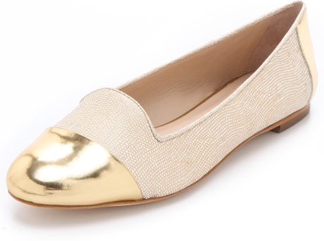loeffler randall gold flats