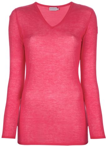 Moncler Long Sleeve Top - Lyst
