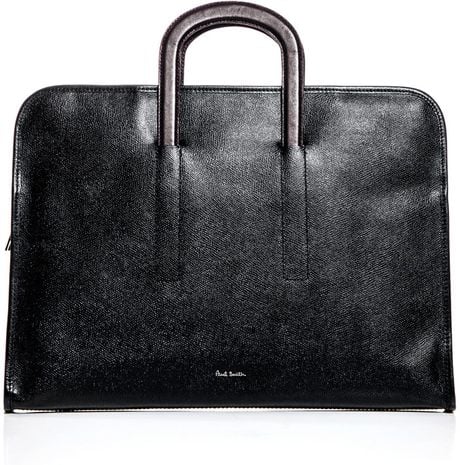 leather document briefcase