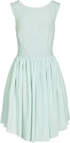 Reiss Kacie Panel Insert Dress - Lyst