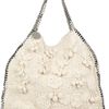 Stella Mccartney Falabella Large Crocheted Shoulder Bag in Beige (cream) - Lyst