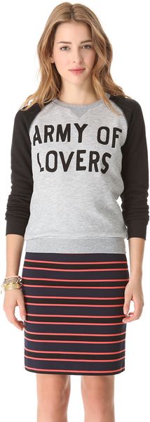 Zoe Karssen Army Of Lovers Sweatshirt - Lyst