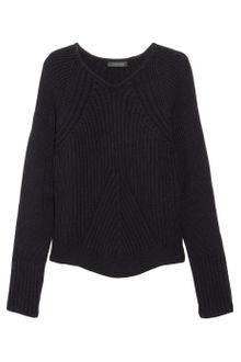 Calvin Klein Efthalia Ribbed Wool Sweater - Lyst