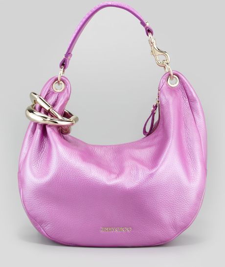 jimmy choo purple handbag