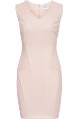  Kimberley Panelled Ribbed Bodycon Dress