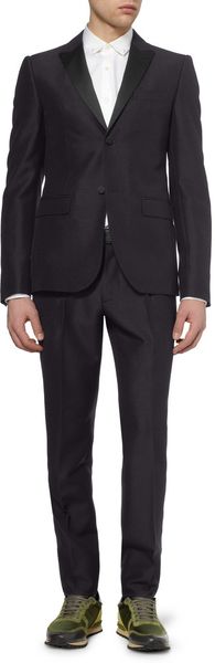 Valentino  Wool and Mohair Blend Tuxedo - Lyst