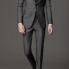 Burberry Slim Fit Wool Mohair Suit in Gray for Men (mid grey) - Lyst