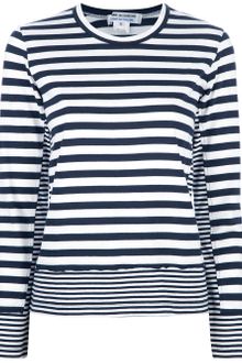 Comme Des Garçons Comme Des Garçons Striped Top - Lyst