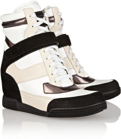 hightop wedge sneakers
