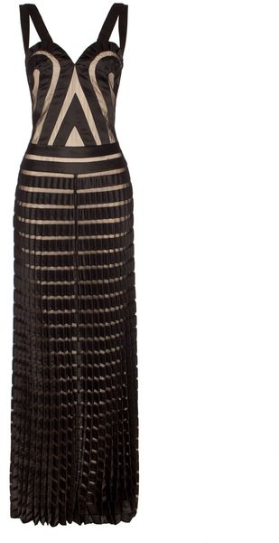 Temperley London Long Ribbon Tulle Dress - Lyst