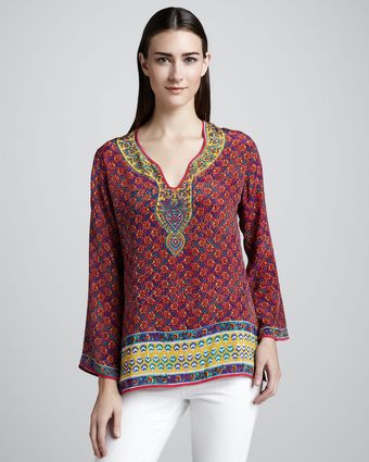 Tolani Rita Borderprint Tunic - Lyst
