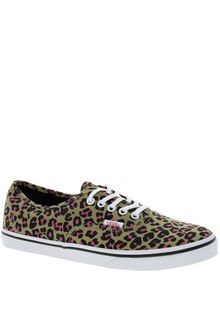 Vans Authentic Lo Pro Leopard Trainers - Lyst