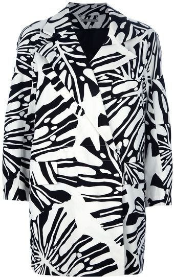 Diane Von Furstenberg Laurel Printed Coat - Lyst