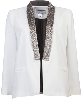 Helene Berman Sequined Tux Jacket - Lyst