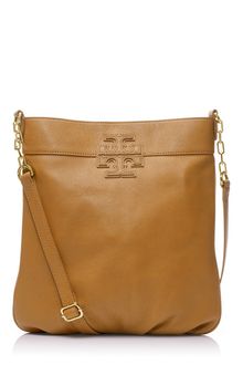 Tory Burch Stacked T Leather Book Bag - Lyst