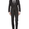Armani Wide Pinstripe Suit in Black for Men (armani) - Lyst