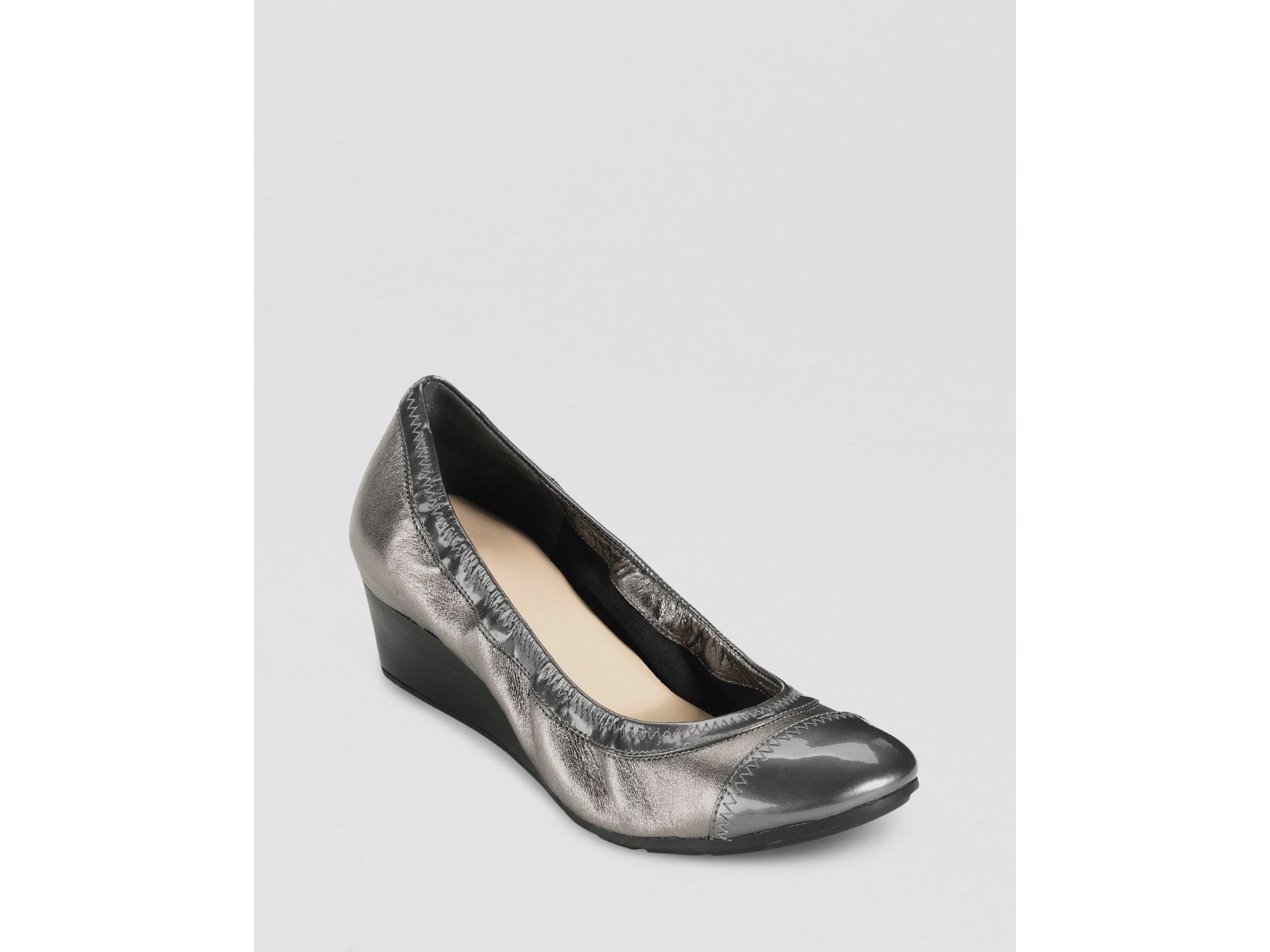 cole haan closed toe wedge