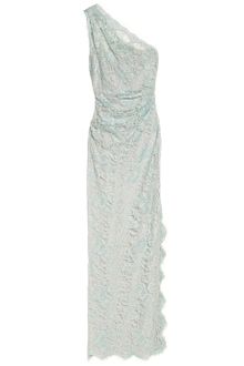 Emilio Pucci One-shoulder Lace and Stretch-silk Gown - Lyst