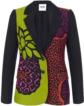 Moschino Cheap & Chic Tropical Print Blazer - Lyst
