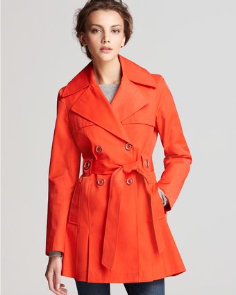 Via Spiga Double Breasted Belted Scarpa Jacket - Lyst