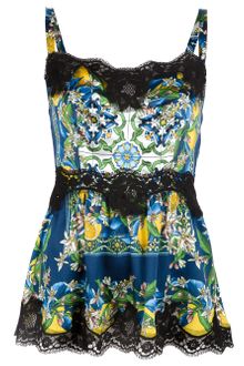 Dolce & Gabbana Printed Top - Lyst