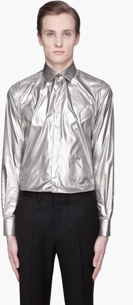 liquid silver shirt