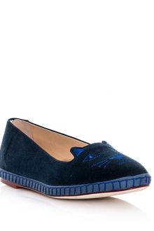 Charlotte Olympia Capri Kitty Flats - Lyst