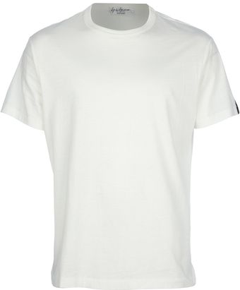 Yohji Yamamoto Brand Patch Tshirt - Lyst