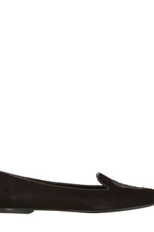 Alexander McQueen 10mm Suede Sequin Skull Loafers - Lyst