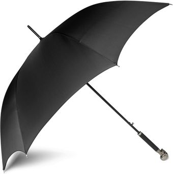 Alexander McQueen Silver Skull Handle Umbrella - Lyst