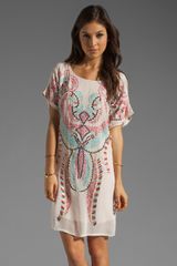  Dori Mini Dress in Nude