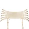 Bordelle Spandex Suspender in White (off white) - Lyst