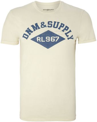 Denim And Supply Ralph Lauren Logo Fronted Tshirt - Lyst
