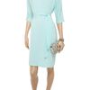 Diane Von Furstenberg Silk Crepe Dress in Blue - Lyst